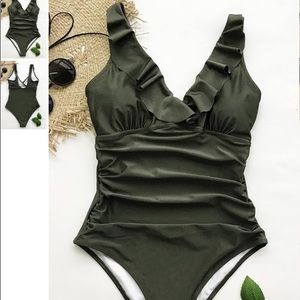 Cupshe Sense Your Fragrance Falbala One-piece